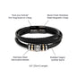 Mom - To My Son - I Will Carry You in My Heart - Gift to Son from Mom - Love You Forever Bracelet - Birthday - Graduation - Holiday Gift