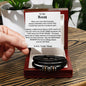 Mom - To My Son - I Will Carry You in My Heart - Gift to Son from Mom - Love You Forever Bracelet - Birthday - Graduation - Holiday Gift