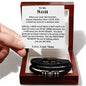 Mom - To My Son - I Will Carry You in My Heart - Gift to Son from Mom - Love You Forever Bracelet - Birthday - Graduation - Holiday Gift